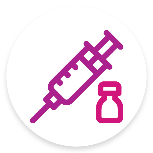 icon for IVF shot for ovarian injection