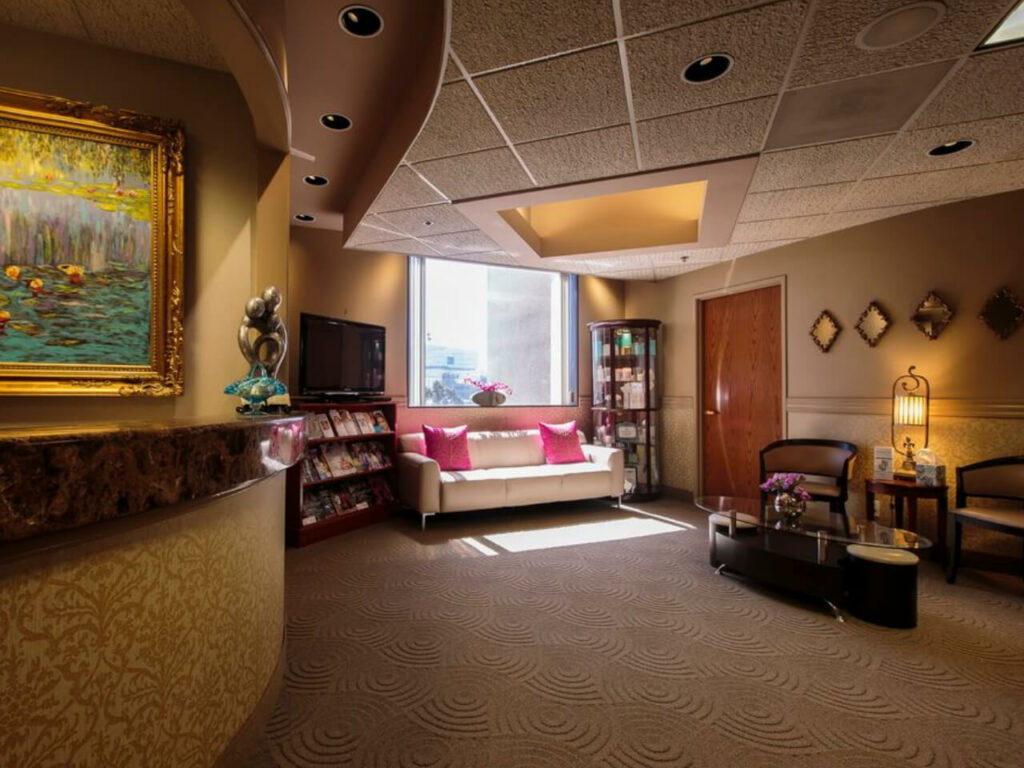 Fertility clinic San Diego lounge
