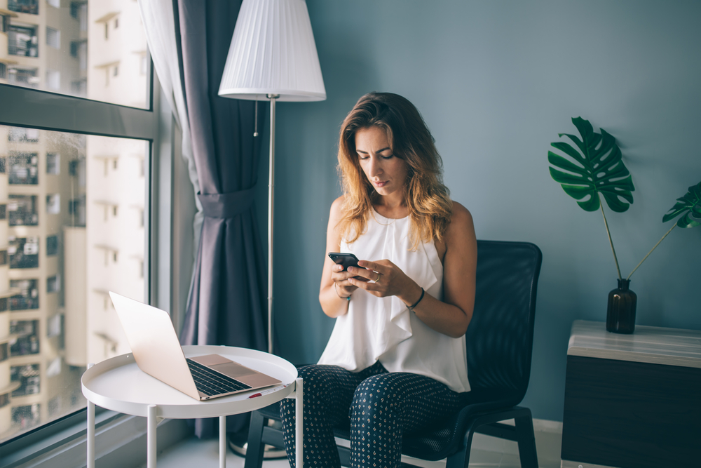 Woman stressed on infertility journey