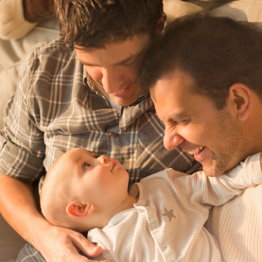 A happy Family with their Child